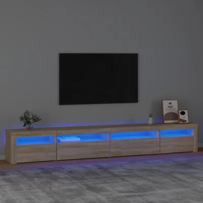 Obrázek produktu pro vidaXL TV skříňka s LED osvětlením Dub Sonoma 270x35x40 cm