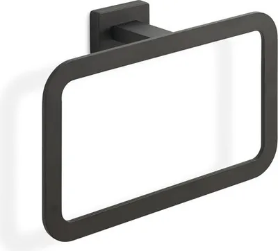 Produktbild von Atena Handtuchhalterring Mattschwarz