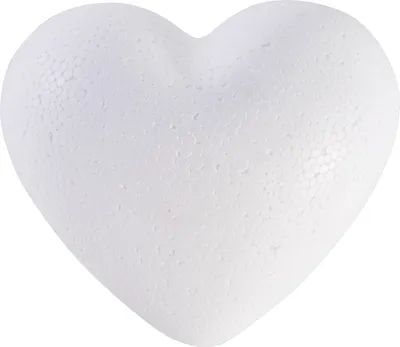 Produktbild von Styroporform Herz 9 x 7,5 cm