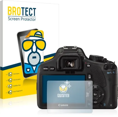 Produktbild von 2x BROTECT Schutzfolie für Canon EOS 550D Displayschutz Displayschutzfolie Folie Matt Entspiegelungsfolie