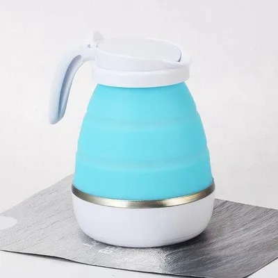 Obrázok produktu pre Miniatúrna rýchlovarná kanvica na ryžu z svetlomodrého plastu