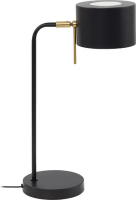Produktbild von Lindby Tischleuchte Kaida, schwarz, Metall