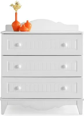 Immagine prodotto di Cassettiera Design moderno Tre cassetti spaziosi Mobili eleganti per la cameretta dei bambini