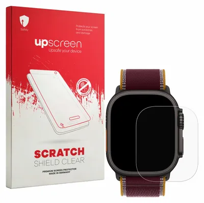 Produktbild von upscreen Schutzfolie für Apple Watch Ultra 4 (49 mm) Displayschutz Displayschutzfolie Folie Klar Transparent