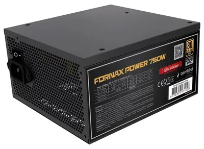 Produktbild von GEMBIRD FORNAX POWER ATX 750W Computer-Netzteil