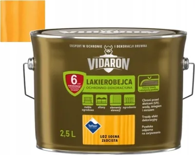 Zdjęcie produktu dla Lakierobejca ochronno dekoracyjna sosna złocista 2,5l