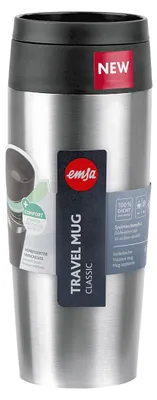 Produktbild von EMSA Isolierbecher Travel Mug Classic 0,36l edelstahl