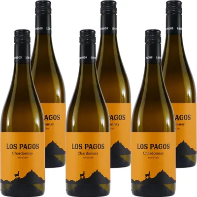 Produktbild von Los Pagos Chardonnay -trocken- (6 x 0,75L)
