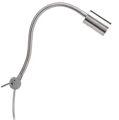 Immagine prodotto di Lampada da lettura Living 2Easy 1x7W GU10 ESL in ferro spazzolato 230V in metallo