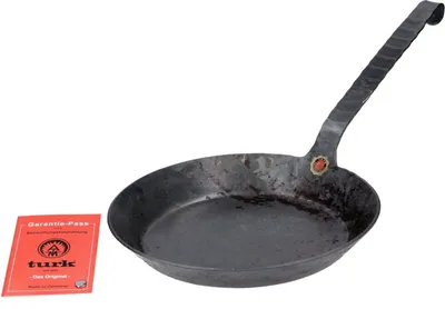 Productafbeelding van TURK gietijzeren pan met platte handgreep
