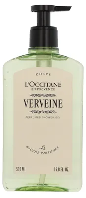 Imagen del producto de L'Occitane Verveine, Gel de ducha, 500 ml, para adultos, para mujeres, para el cuerpo, apto para todo tipo de piel