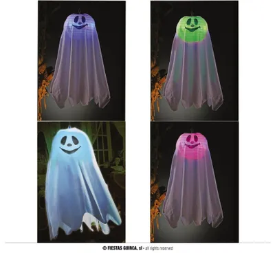 Immagine prodotto di 60 Cm Fantasma Appeso Con Luce (Pipistrello Incluso)