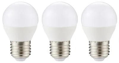 Produktbild von Kobi E27 LED Kugellampe 4,5W 420lm 6000K 230V 3 Stück