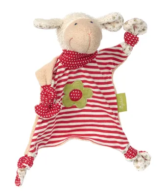 Produktbild von sigikid Schnuffeltuch Schaf Green Collection rot 26cm, 40862
