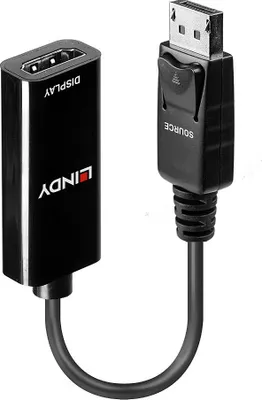 Image de Câble adaptateur DISPLAYPORT TO HDMI 4K LINDY