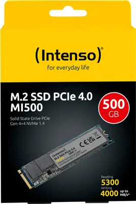 Produktbild von Intenso MI500, 500 GB, M.2, 5300 MB/s