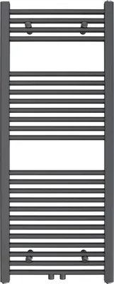 Produktbild von Aquabad Badheizkörper Virgo 50x120cm 422W Anthrazit Mittelanschluss 50mm - Ohne Heizstab / Ohne Heizstabelement