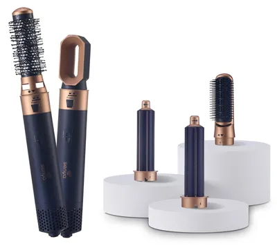 Obrázek produktu pro Multistyler - Fén a kulmovací kartáč - 1000 W - 5 v 1 - Námořnická modrá