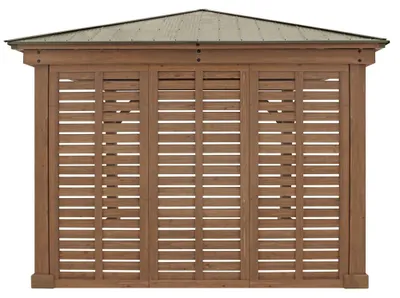 Produktbild von Westmann Holz Seitenwand für Pavillon Devon Natur 8x298x232 cm