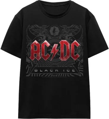 Produktbild von AC/DC - "Black Ice" T-Shirt für Herren/Damen Uni TV15410 (L) (Schwarz)
