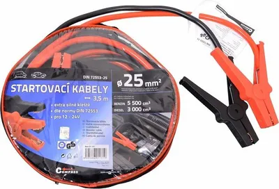 Imagen del producto de Compass 01131 - Cables de arranque, longitud 3,5 metros, con según la norma DIN72553