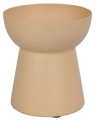 Produktbild von Countryfield Vase Metall Lachs Dekoration 12cm Mehrfarbig
