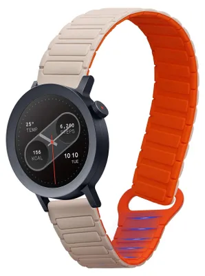 Produktbild von kwmobile Ersatzarmband kompatibel mit CMF Watch Pro 2 / Watch Pro 1 Armband - Fitnesstracker Silikon Band mit Magnetverschluss