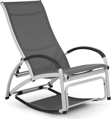 Obrázok produktu pre blumfeldt Beverlywood hojdacie kreslo, DualComfort, 70% PVC/30% polyester, sivá