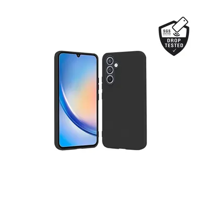 Produktbild von 4smarts Silicone Case Cupertino f. Samsung Galaxy A34 schwarz