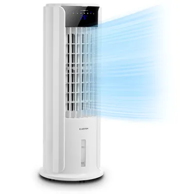 Produktbild von Klarstein Luftkühler mit Wasserkühlung, 4-in-1 Raumkühler, Luftbefeuchter, Ventilator & Nachtmodus, Mobile Klimageräte Luftkühler mit 3,5L Tank