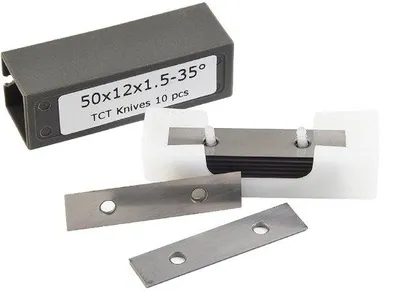 Obrázek produktu pro Řezací nože 50x12x1,5 mm – nože z tvrdokovu