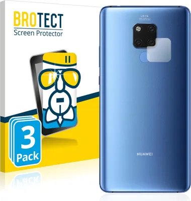 Produktbild von 3x BROTECT Schutzglas für Huawei Mate 20 X (NUR Kameraschutz) Schutzfolie Panzer Folie Glas Display Schutz klar