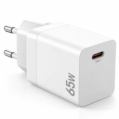 Produktbild von 65W USB C Ladegerät Adapter für Samsung Galaxy A08 A18 A57 A37 A27 A17 A07 A56 A36 A26 A16 A06 A55 A35 A25 A15 A54 S26 USB-C Haus Strom Stecker WEIß