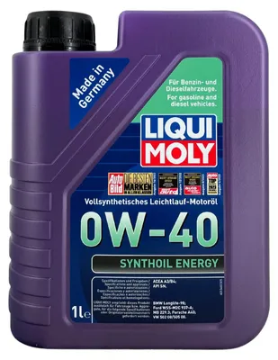 Produktbild von Liqui Moly Synthoil Energy Sae 0w-40 Motoröl 1l Durchsichtig Durchsichtig One Size