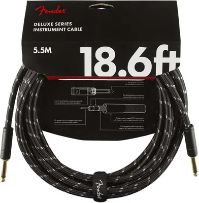 Produktbild von Fender Deluxe Series 5,5 m Gerade Klinke - Gerade Klinke Instrumentenkabel