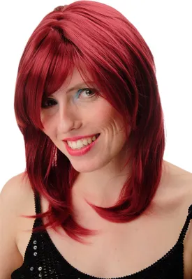 Produktbild von WIG ME UP Damenperücke schulterlang granatrot glatt GFW0101-39