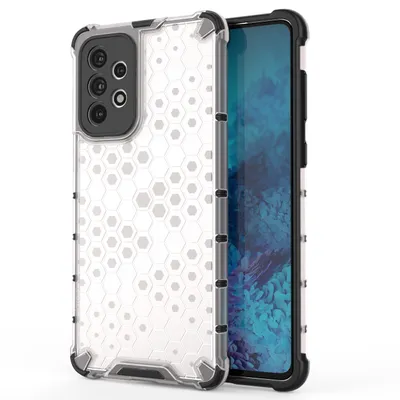 Produktbild von Honeycomb Case Panzerhülle mit Gelrahmen Samsung Galaxy A73 transparent