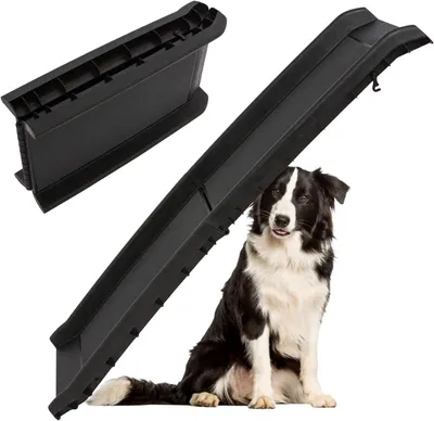 Produktbild von Auswahl Hunderampe für Auto, Aluminium, Hunde Rampe, Hundetreppe, SUV, rutschfest, Belastbarkeit 50 kg, 70 kg, 90 kg oder 150 kg