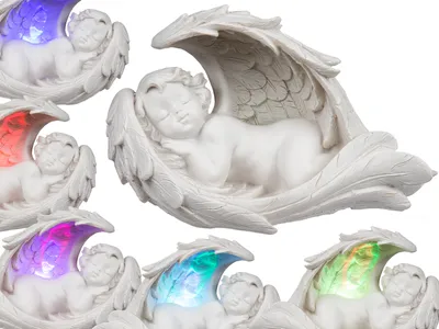 Produktbild von Schlafender Engel LED Leuchte Flügel mit Farbwechselfunktion