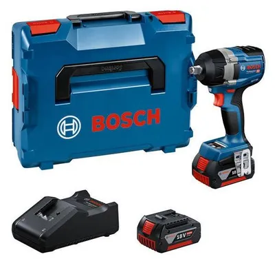Obrázek produktu pro Akumulátorový rázový utahovák BOSCH PROFESSIONAL GDS 18V-750 C, 18 V, 750 Nm, 2 akumulátory 5,0 Ah, nabíječka, kufr