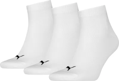Produktbild von Uni Viertelsocken - weiß - 47-49 - 3 Paar