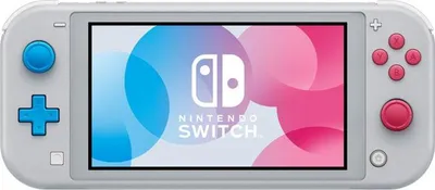 Obrázek produktu pro Nintendo Switch Lite, Special Edition Zacian + Zamazen, Nintendo Switch, Stříbrná, Analogový/digitální, Směrový kříž, Knoflíky, LCD