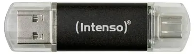 Produktbild von Intenso Twist Line USB-Stick 256 GB USB Typ-A / USB Typ-C 3.2 Gen 1 (3.1 Gen 1) Anthrazit