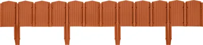 Image de Wovar - Plastique Palisade Edge Brun 10,5 x 78,5 cm - Par Pièce 4