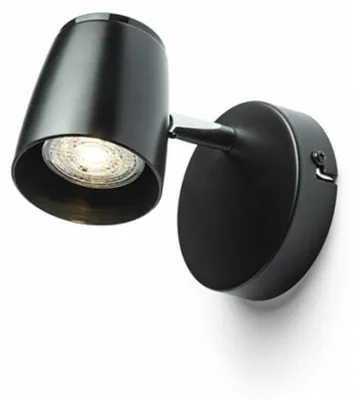 Zdjęcie produktu dla JOLI I lampa ścienna czarna 230V LED GU10 10W