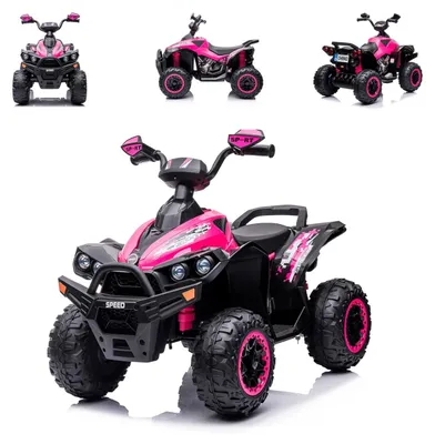 Produktbild von Chipolino Kinder Elektroquad ATV Speed Licht Musik 2 Motoren Fußpedal bis 35 kg rosa