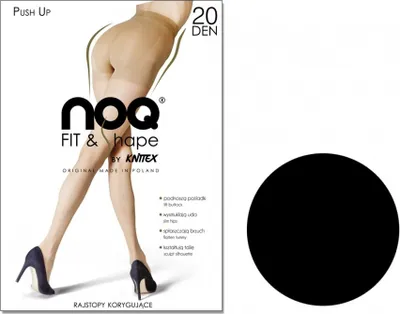 Produktbild von Push-up-Strumpfhose 20 DEN 6 Nero