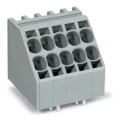 Immagine prodotto di Morsettiera a molla WAGO 10,00 mm² a 5 poli 746-2305 WAGO Grigio 24 pz.
