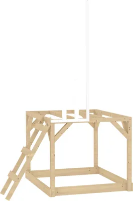 Produktbild von Balkonplattform auf Stelzen für modulares Spielsystem  Braun