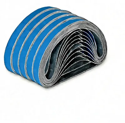 Image de Lot de 35 bandes abrasives - 9 x 533 mm, grains 60/80/100/120/180/240/320